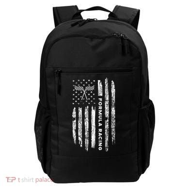 American Flag Formula Racing Vintage Formula Racing Backpack
