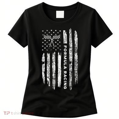 American Flag Formula Racing Vintage Formula Racing Women's T-Shirt