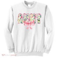 Aunt Floral Flower Family Matching  Sweatshirt thumb 0
