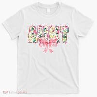 Aunt Floral Flower Family Matching  T-Shirt thumb 0