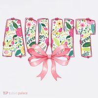 Aunt Floral Flower Family Matching  Women's Hoodie thumb 2