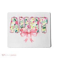 Aunt Floral Flower Family Matching  Mousepad thumb 0