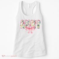Aunt Floral Flower Family Matching  Women's Tank Top thumb 0