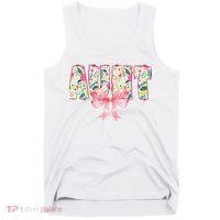 Aunt Floral Flower Family Matching  Tank Top thumb 0