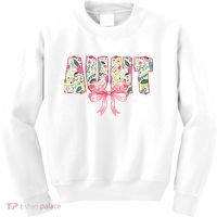 Aunt Floral Flower Family Matching  Kids Sweatshirt thumb 0