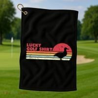 Albatross Funny Golf Golf Towel thumb 1