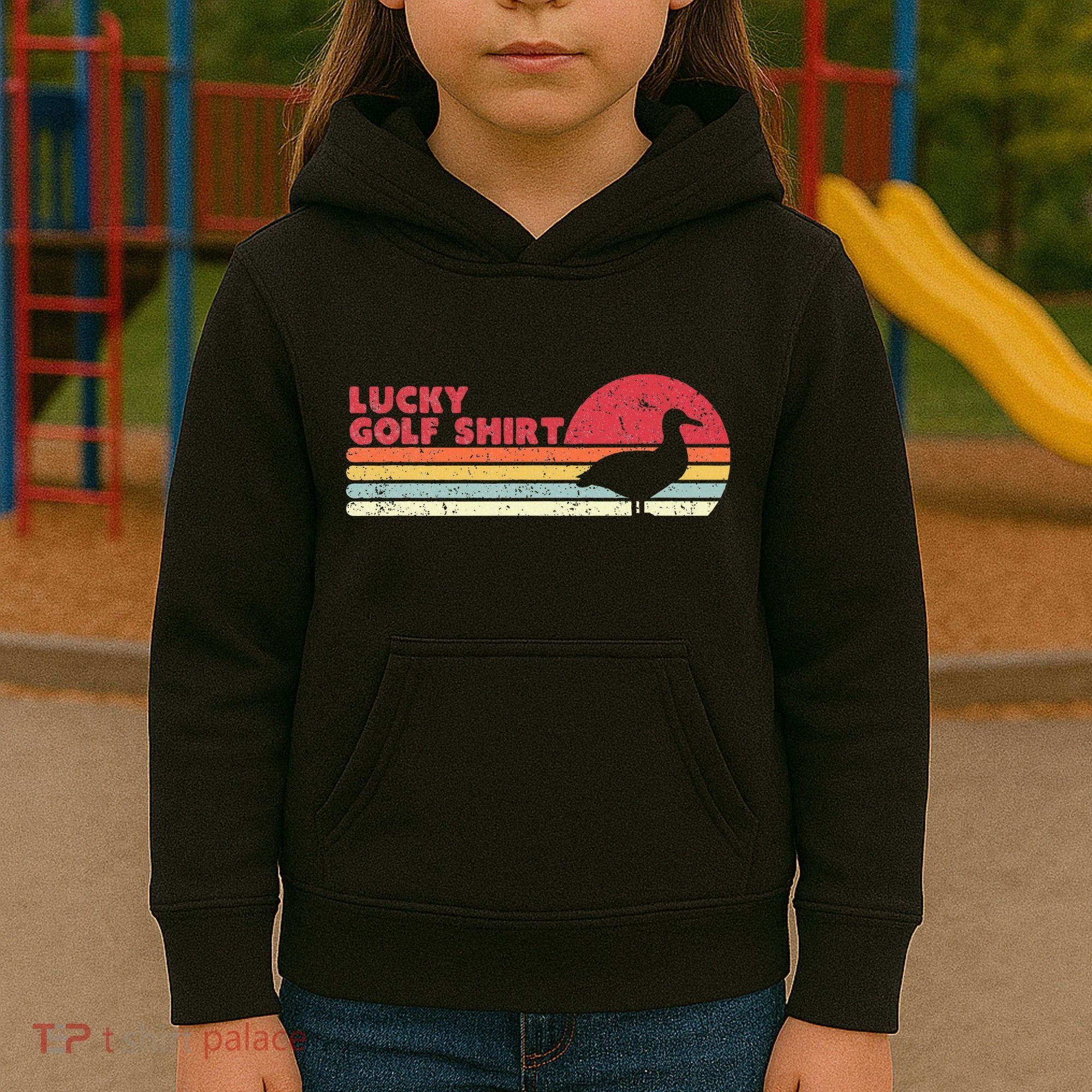 Albatross Funny Golf Kids Hoodie