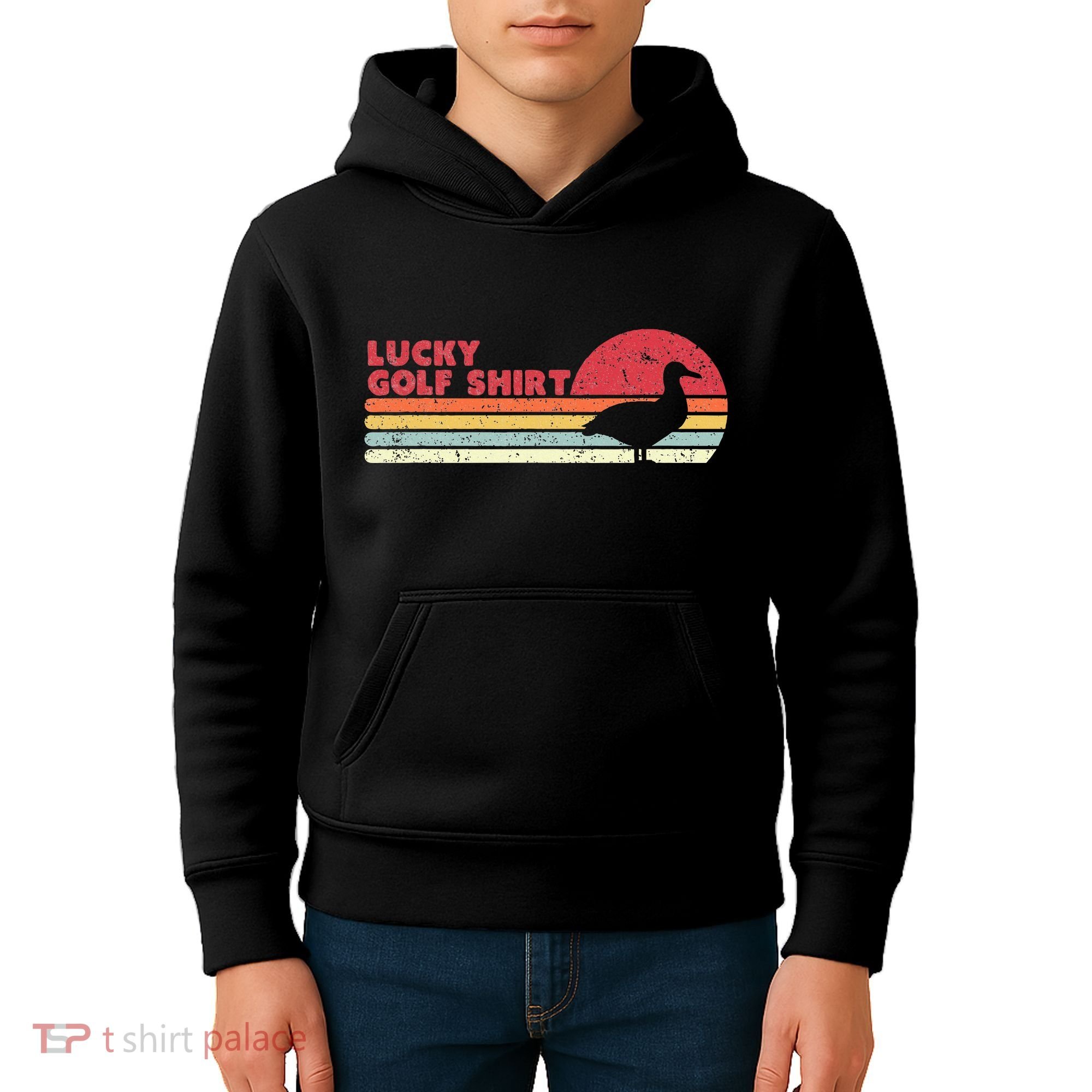 Albatross Funny Golf Kids Hoodie