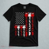 American Flag Giraffe 4th of July Cute USA Gift T-Shirt thumb 5