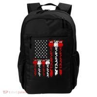 American Flag Giraffe 4th of July Cute USA Gift Backpack thumb 0