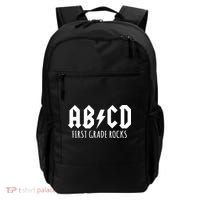 ABCD First Grade Rocks Teacher Back to School Backpack thumb 0