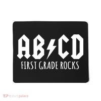 ABCD First Grade Rocks Teacher Back to School Mousepad thumb 0