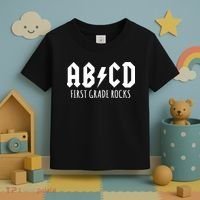 ABCD First Grade Rocks Teacher Back to School Toddler T-Shirt thumb 3