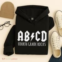 ABCD Fourth Grade Rocks Teacher Back to School Hoodie thumb 4