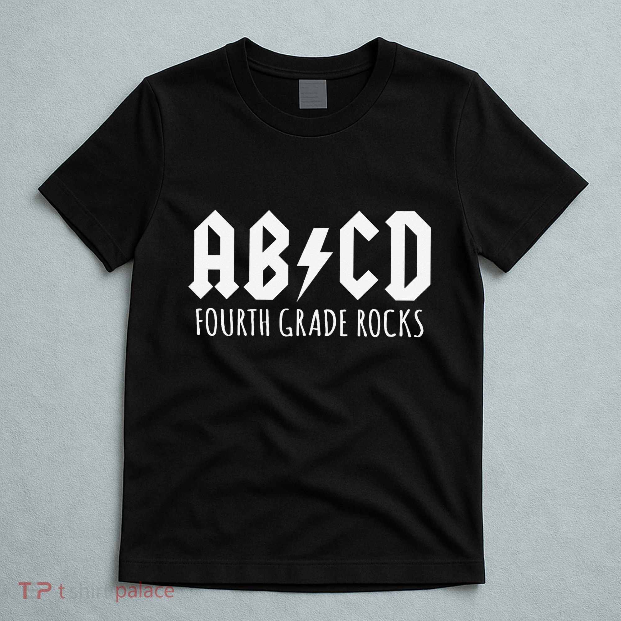 ABCD Fourth Grade Rocks Teacher Back to School T-Shirt
