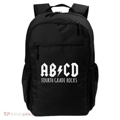 ABCD Fourth Grade Rocks Teacher Back to School Backpack