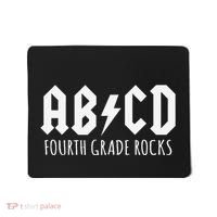 ABCD Fourth Grade Rocks Teacher Back to School Mousepad thumb 0