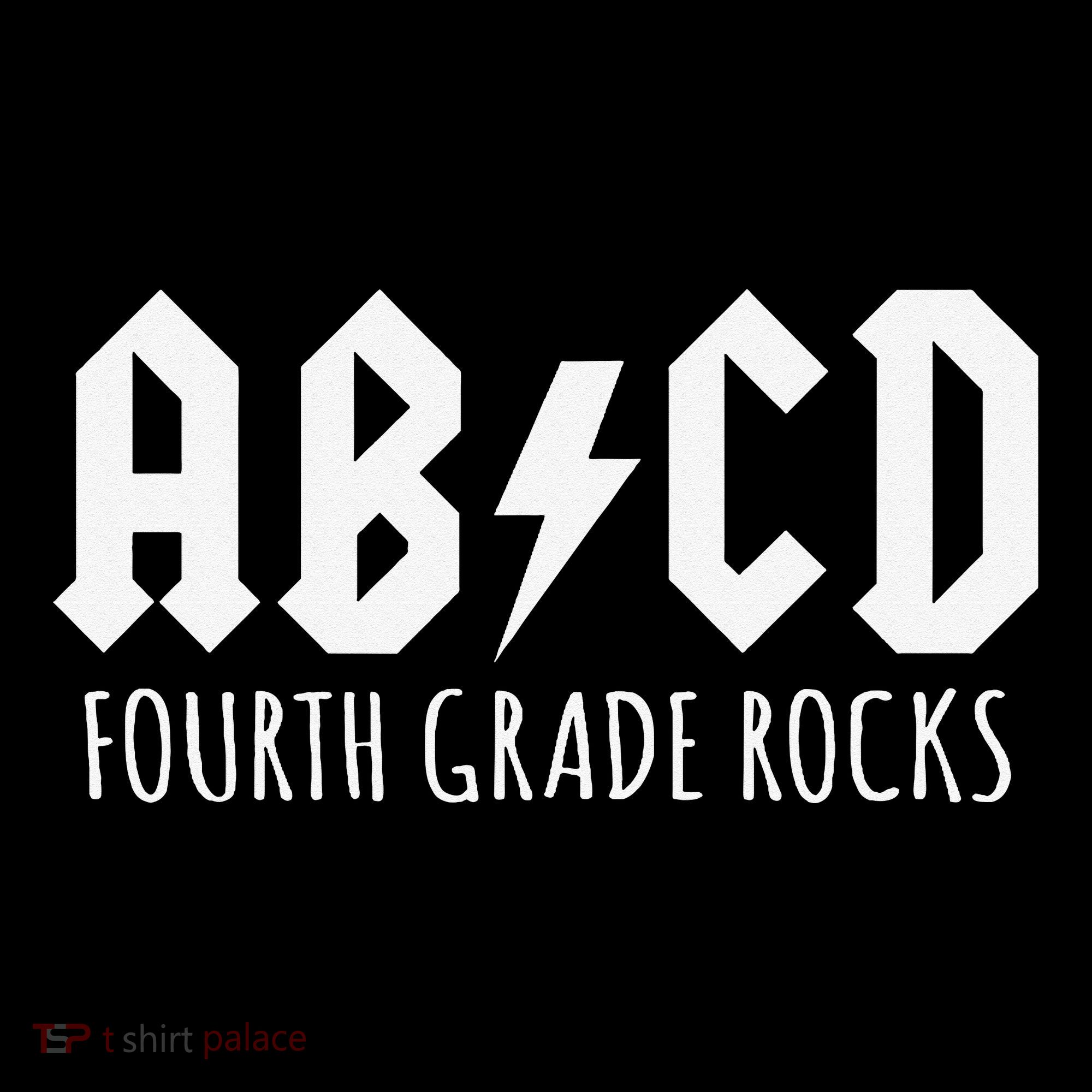 ABCD Fourth Grade Rocks Teacher Back to School Women's Tank Top