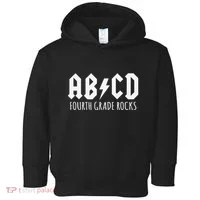 ABCD Fourth Grade Rocks Teacher Back to School Toddler Hoodie thumb 0