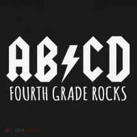 ABCD Fourth Grade Rocks Teacher Back to School Toddler Hoodie thumb 2