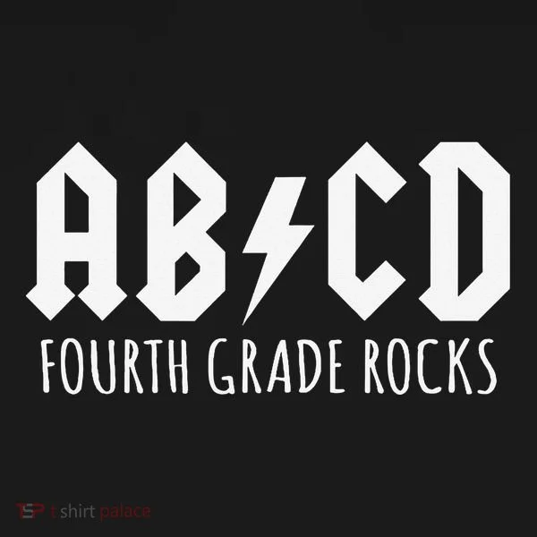 ABCD Fourth Grade Rocks Teacher Back to School Toddler Hoodie