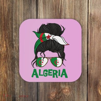 Algeria For Girl Algerian Flag For Women Algeria Coaster