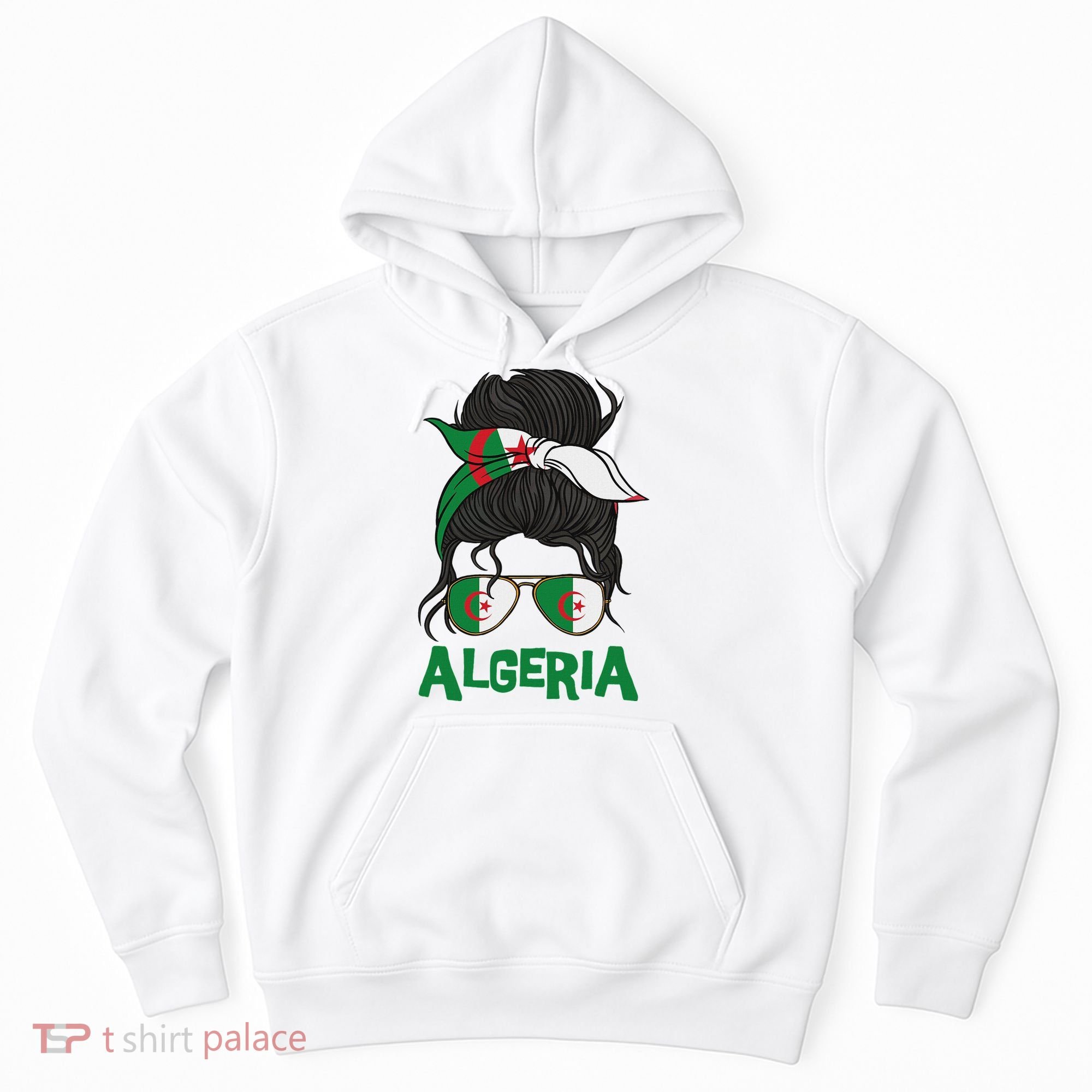 Algeria For Girl Algerian Flag For Women Algeria Hoodie