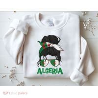 Algeria For Girl Algerian Flag For Women Algeria Sweatshirt thumb 2