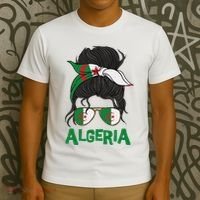 Algeria For Girl Algerian Flag For Women Algeria T-Shirt thumb 3