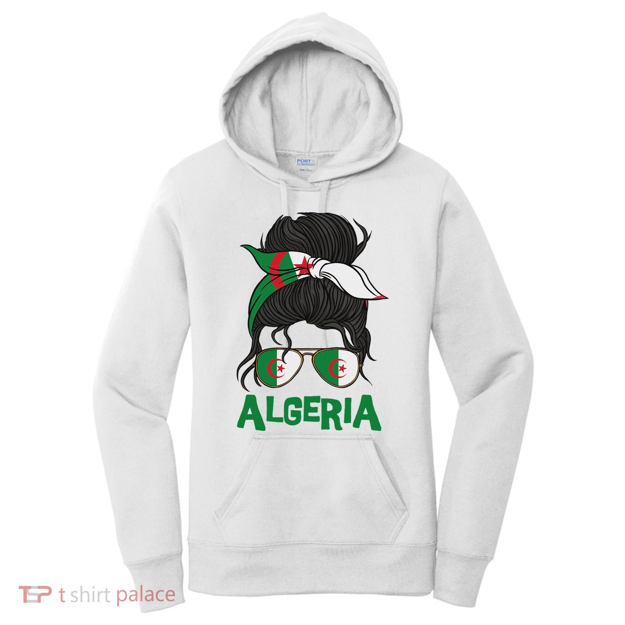 Algeria For Girl Algerian Flag For Women Algeria Women's Hoodie
