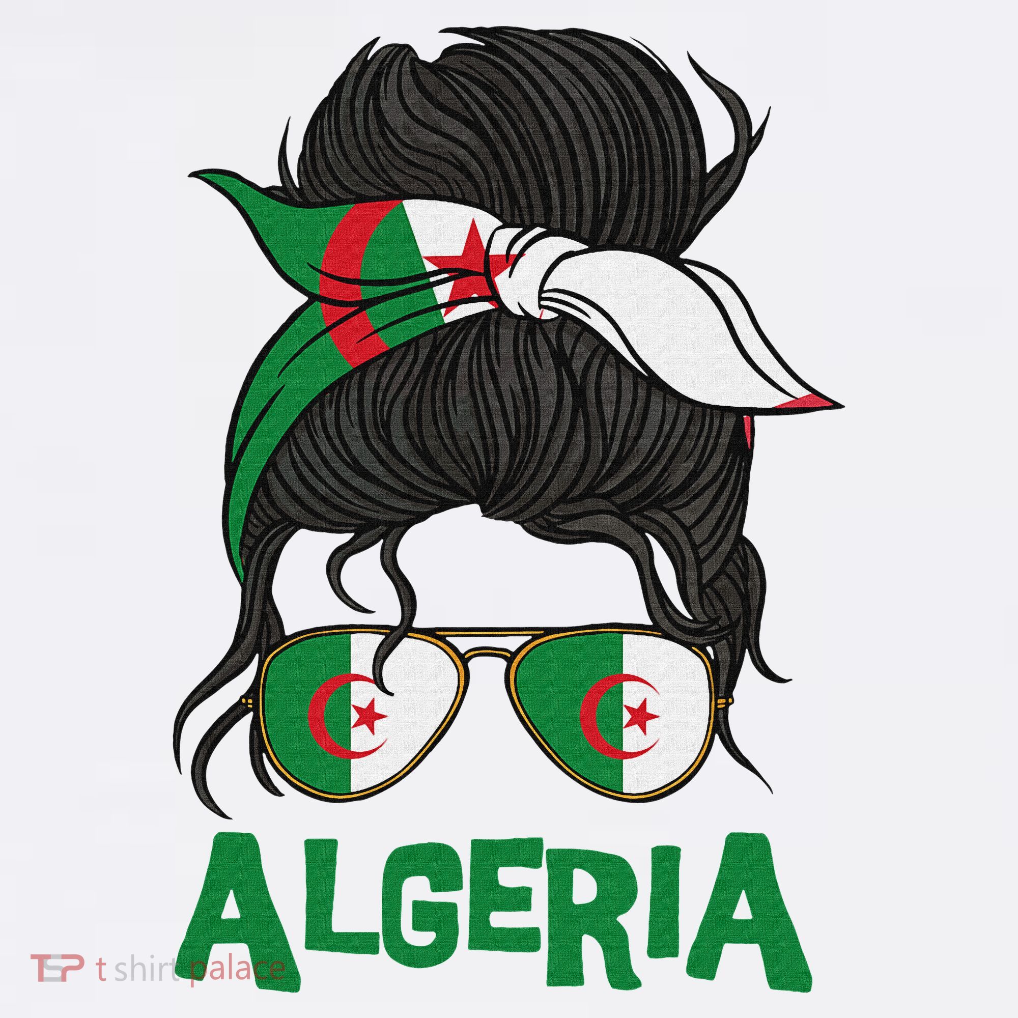 Algeria For Girl Algerian Flag For Women Algeria Mousepad