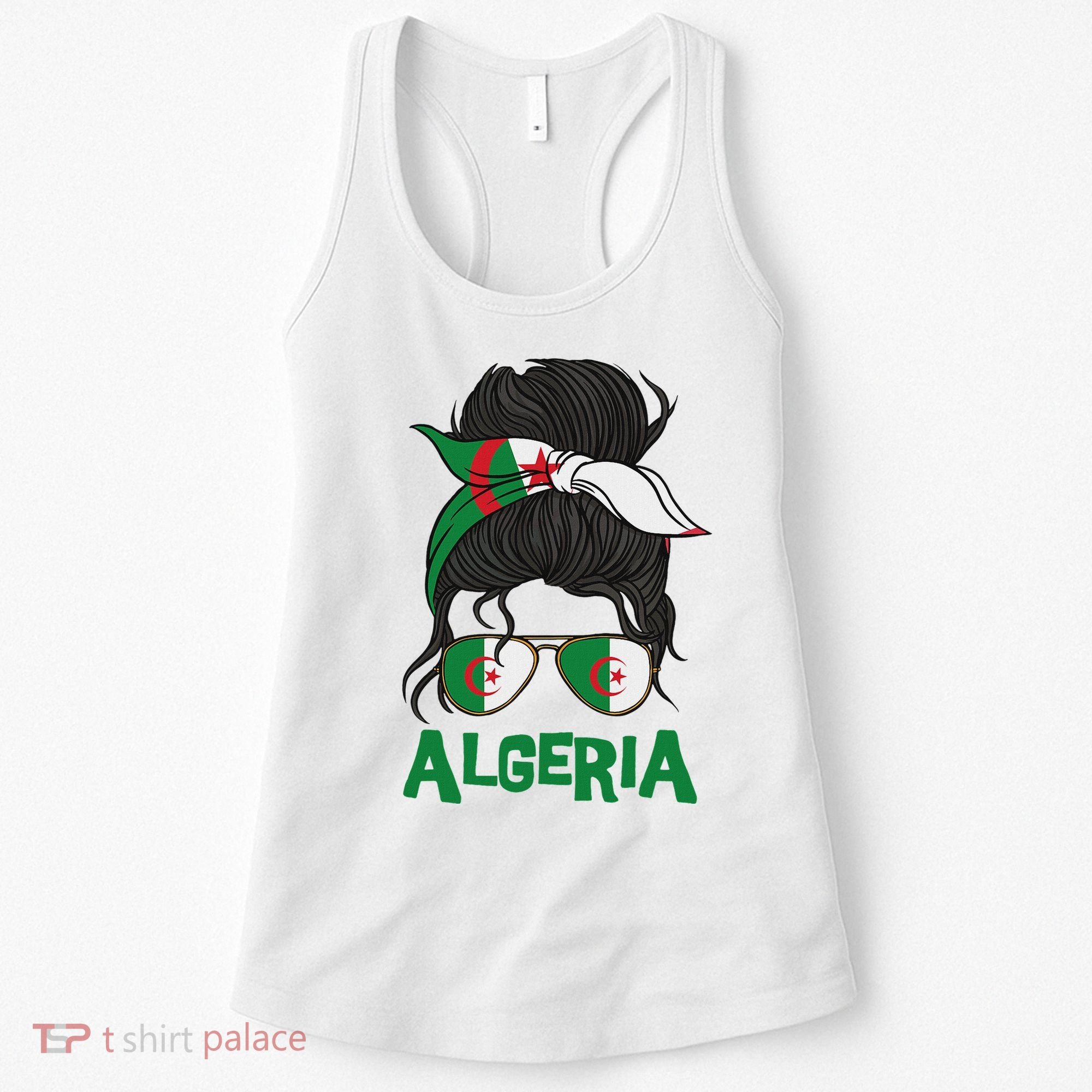 Algeria For Girl Algerian Flag For Women Algeria Women's Tank Top