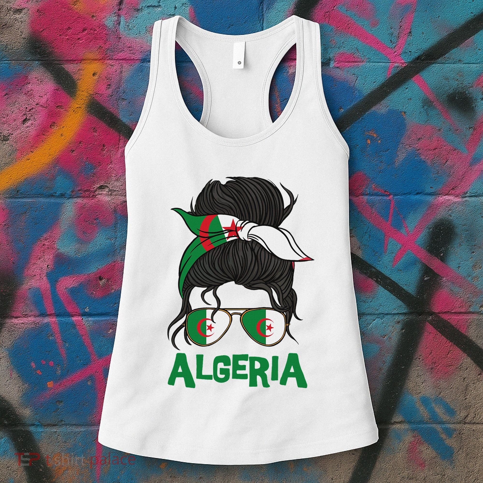 Algeria For Girl Algerian Flag For Women Algeria Women's Tank Top