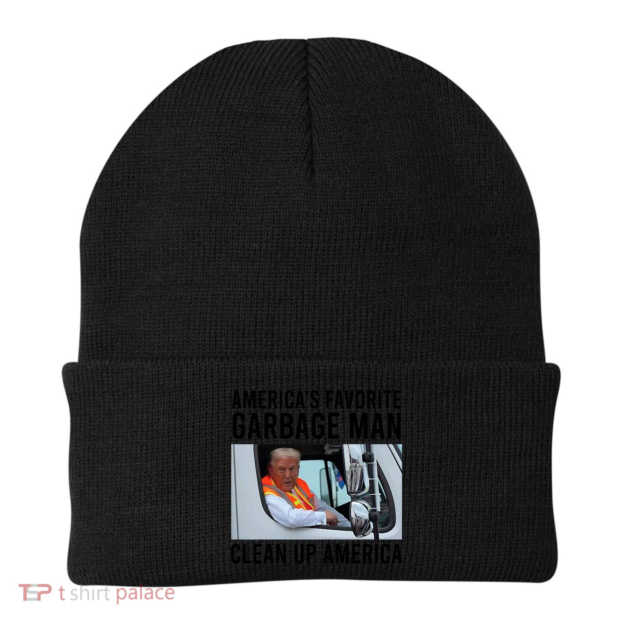 AmericaS Favorite Garbage Man Clean Up America Beanie