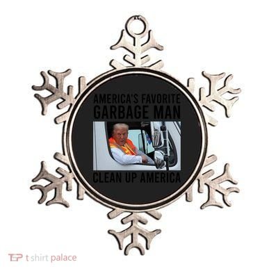 AmericaS Favorite Garbage Man Clean Up America Ornament