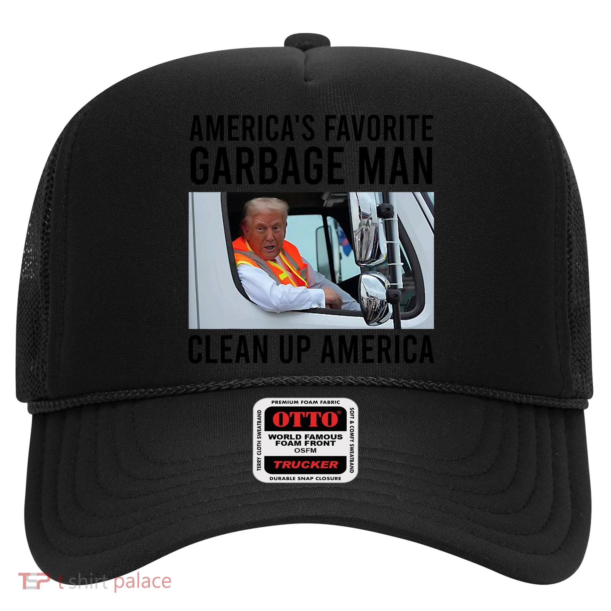 AmericaS Favorite Garbage Man Clean Up America Hat