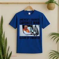 AmericaS Favorite Garbage Man Clean Up America T-Shirt thumb 2