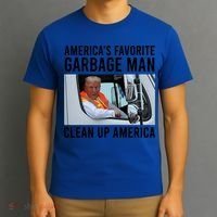 AmericaS Favorite Garbage Man Clean Up America T-Shirt thumb 3
