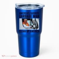 AmericaS Favorite Garbage Man Clean Up America Tumbler thumb 0
