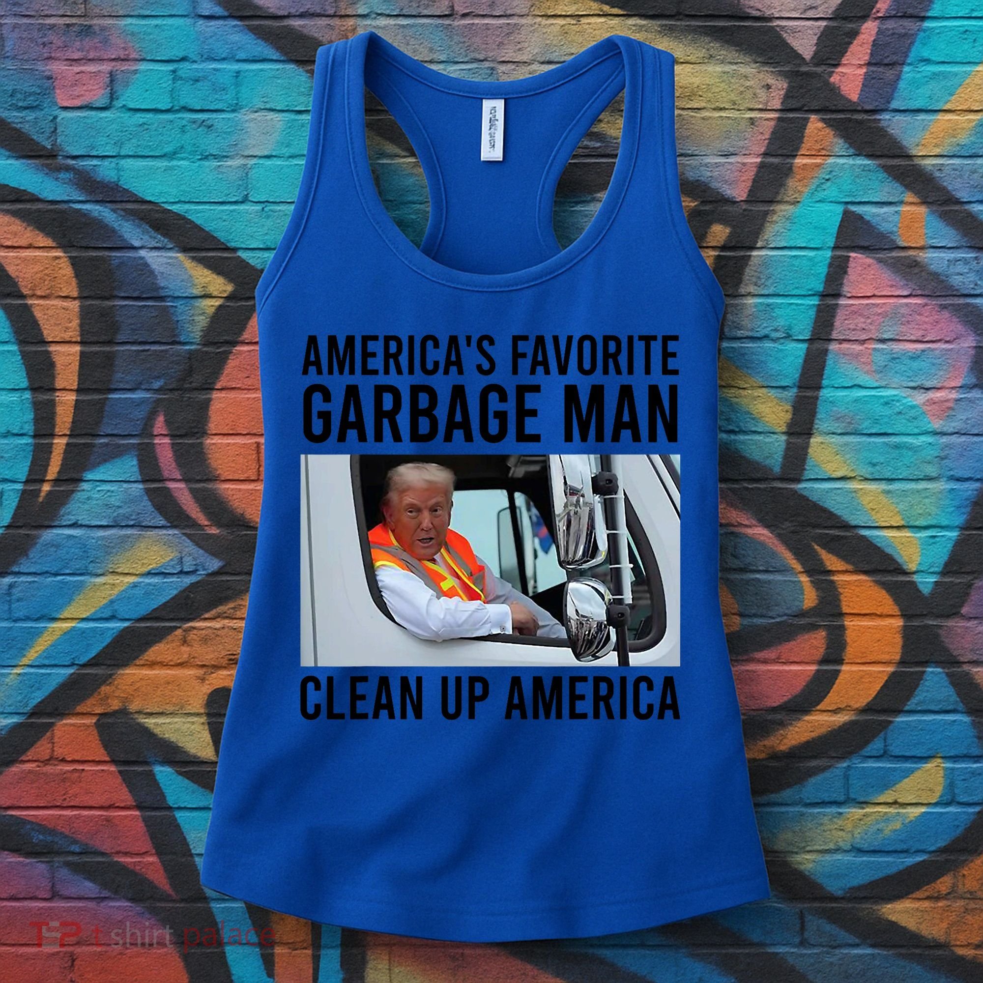 AmericaS Favorite Garbage Man Clean Up America Women's Tank Top