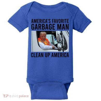 AmericaS Favorite Garbage Man Clean Up America Baby Bodysuit