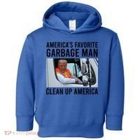 AmericaS Favorite Garbage Man Clean Up America Toddler Hoodie thumb 0