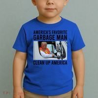 AmericaS Favorite Garbage Man Clean Up America Toddler T-Shirt thumb 2