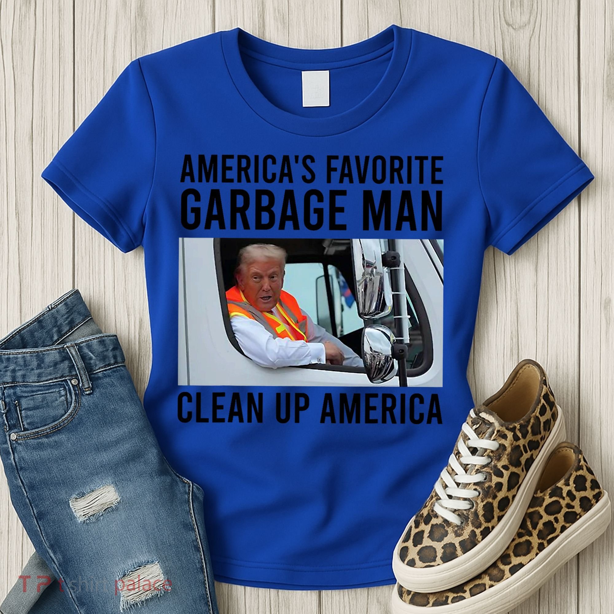 AmericaS Favorite Garbage Man Clean Up America Women's T-Shirt