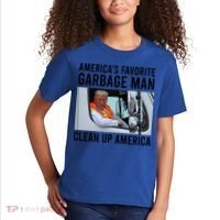 AmericaS Favorite Garbage Man Clean Up America Kids T-Shirt thumb 2