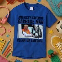 AmericaS Favorite Garbage Man Clean Up America Kids T-Shirt thumb 3