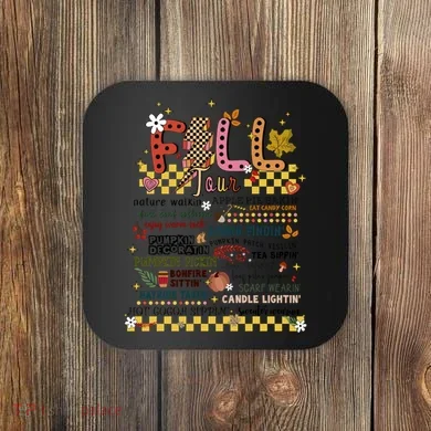 Autumn Fall Graphic Coaster