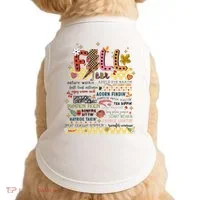 Autumn Fall Graphic Doggie Tank thumb 0