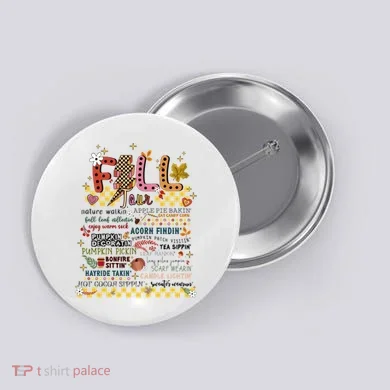 Autumn Fall Graphic Button