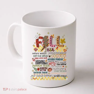 Autumn Fall Graphic Coffee Mug